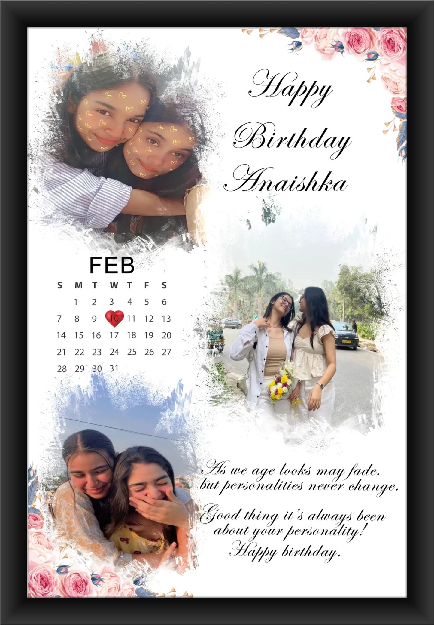 Personalized Memory Frame with Name & Date