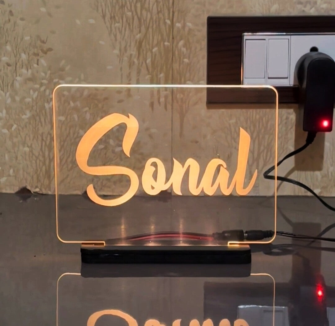Personalized 3D Illusion LED Lamp – Perfect for Any Occasion!