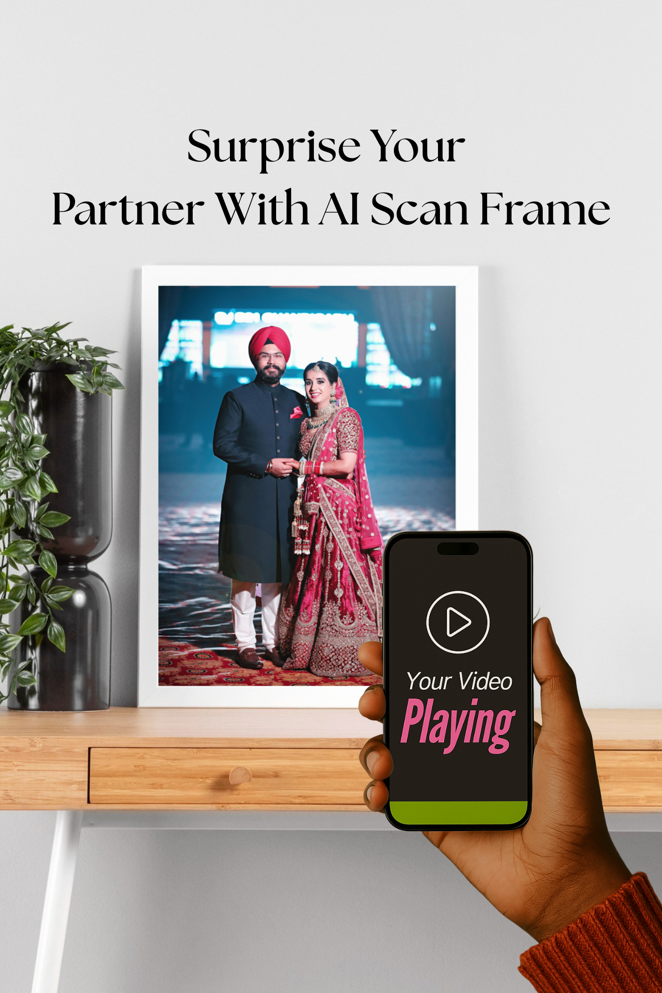 AI Scannable Photo Frame – Watch Your Memories Come Alive