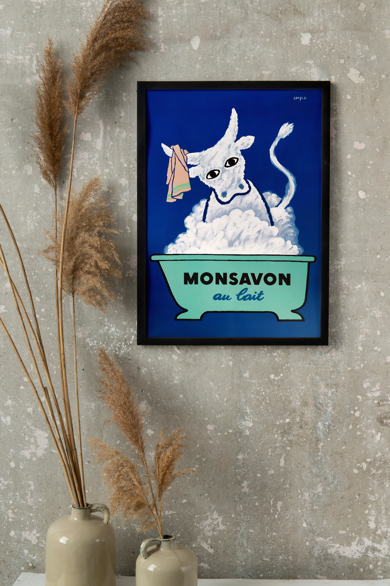 Fluffy Elegance: Modern Alpaca Wall Art for Living Room