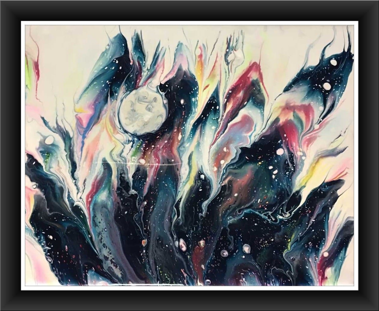 Cosmic Moon: Cosmic Energy Art Print