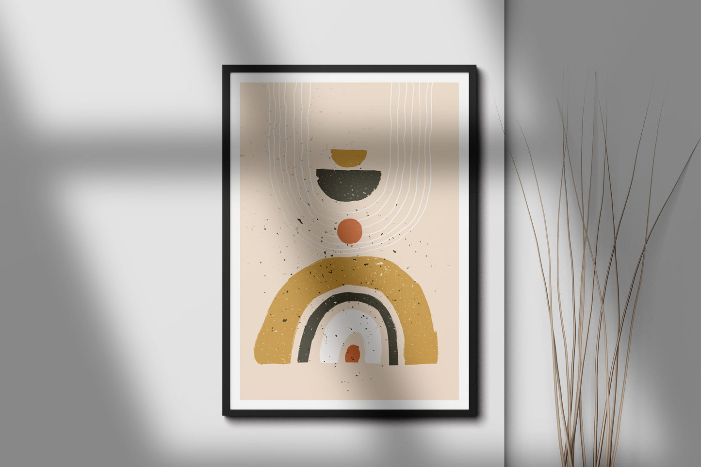 Bohemian Earth: Aesthetic Wall Art for Living Spaces