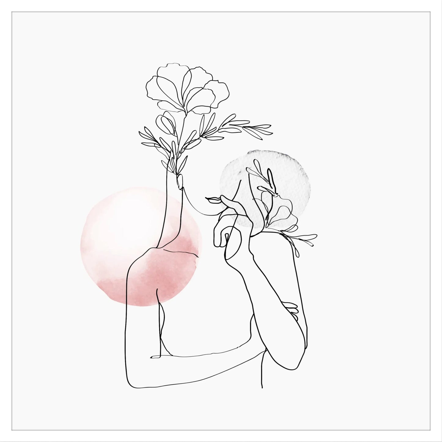 Serenity in Lines: Minimalist Fashion Illustration for Any Space