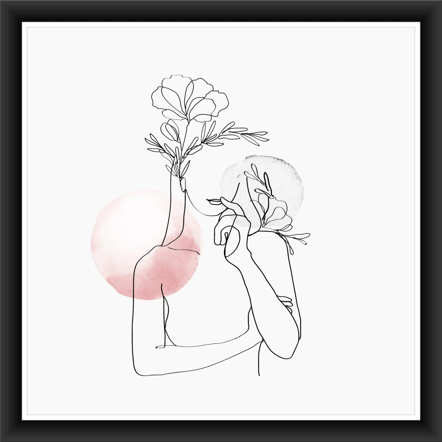 Serenity in Lines: Minimalist Fashion Illustration for Any Space