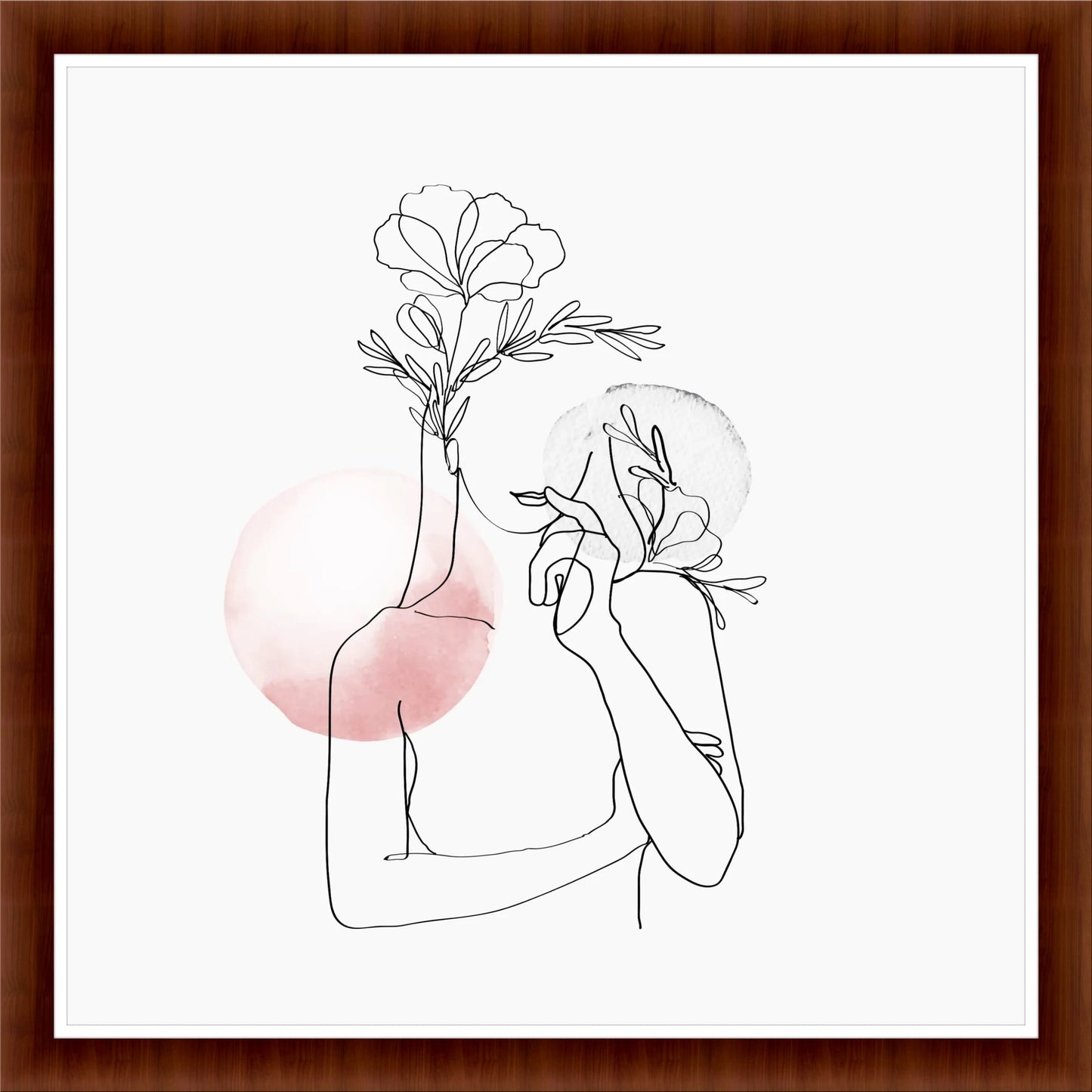 Serenity in Lines: Minimalist Fashion Illustration for Any Space