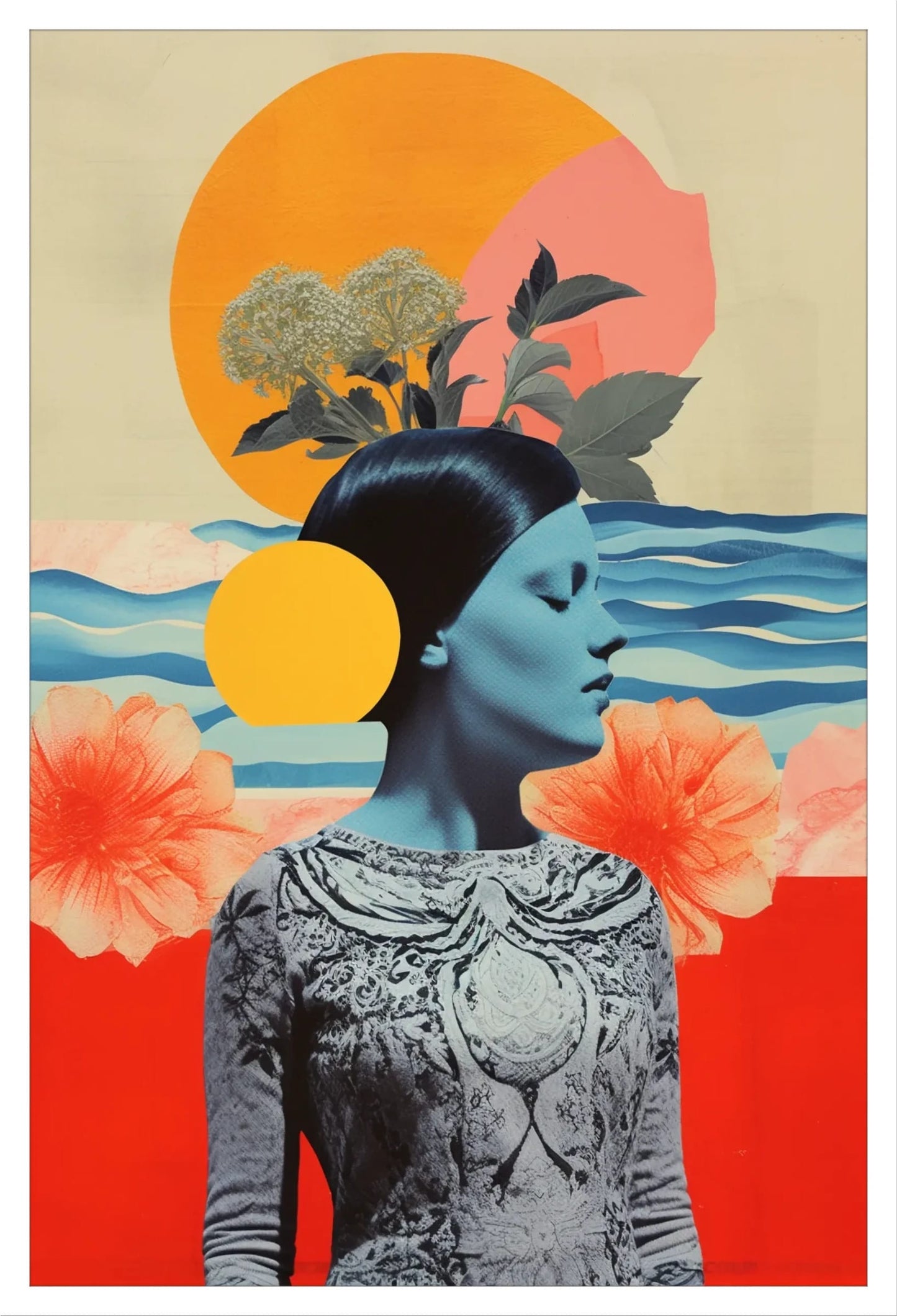 Ocean Dreams: Contemporary Art Print for Living Spaces