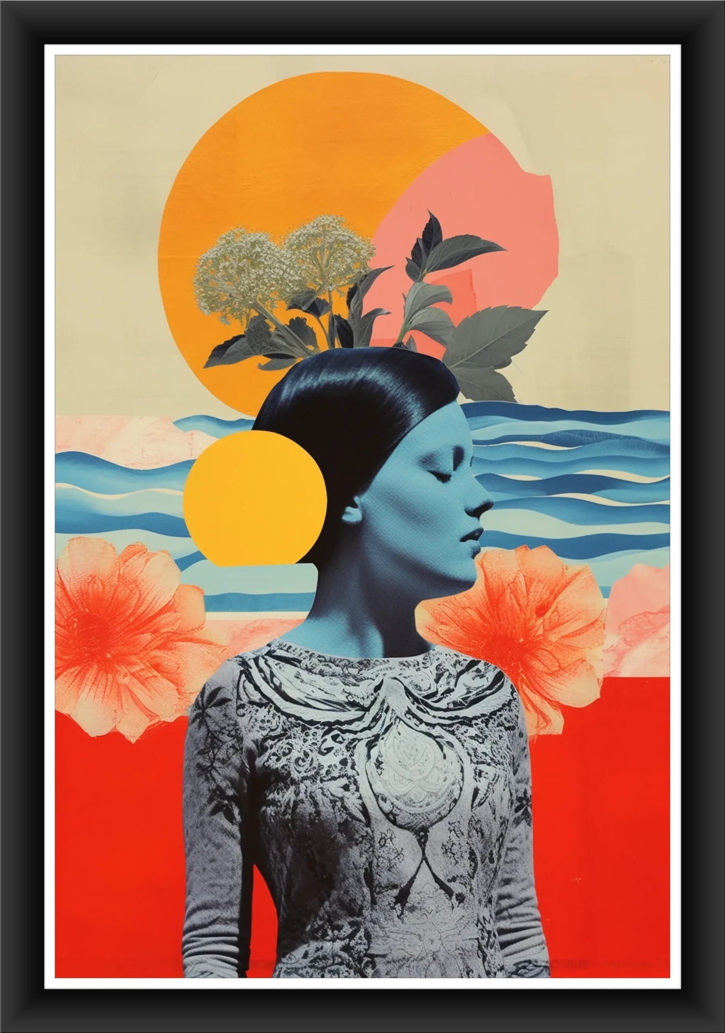 Ocean Dreams: Contemporary Art Print for Living Spaces