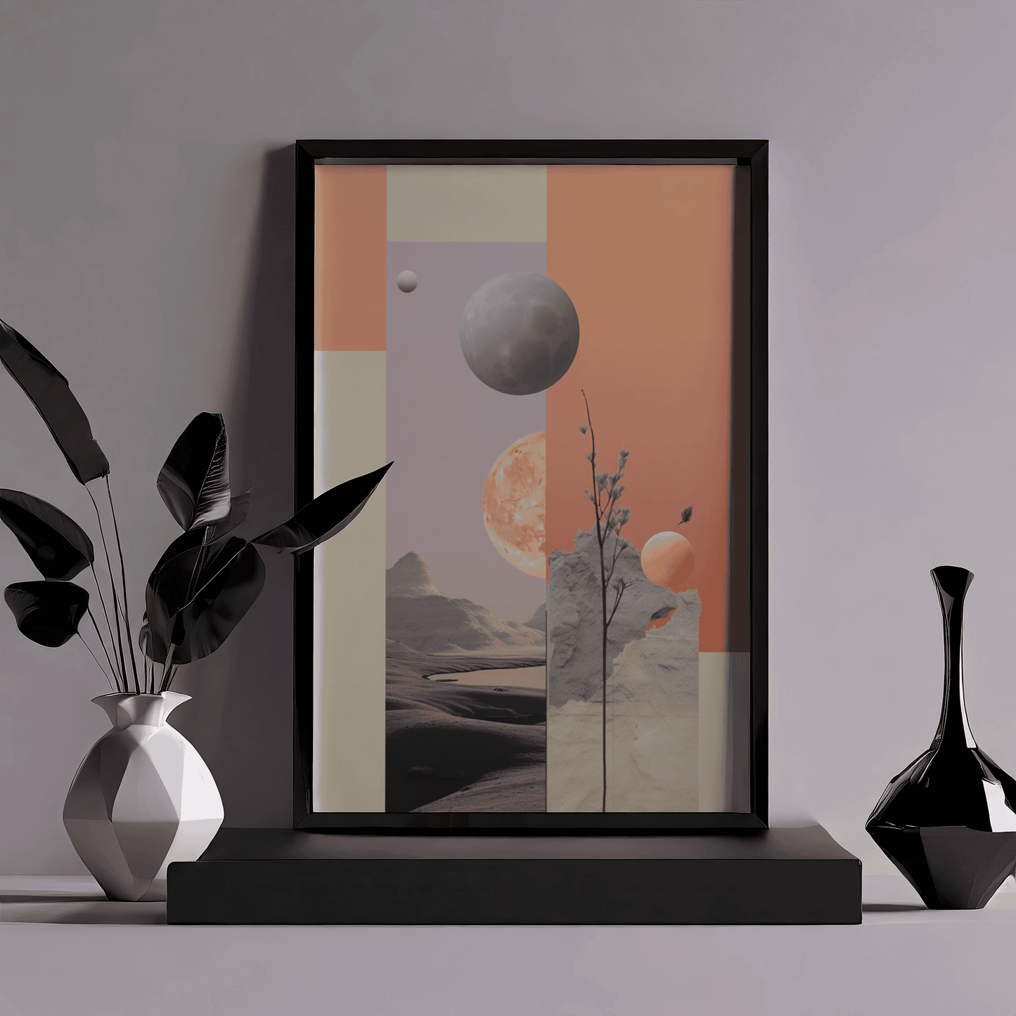 Modern Cosmic Elegance: Statement Art for Home Decor