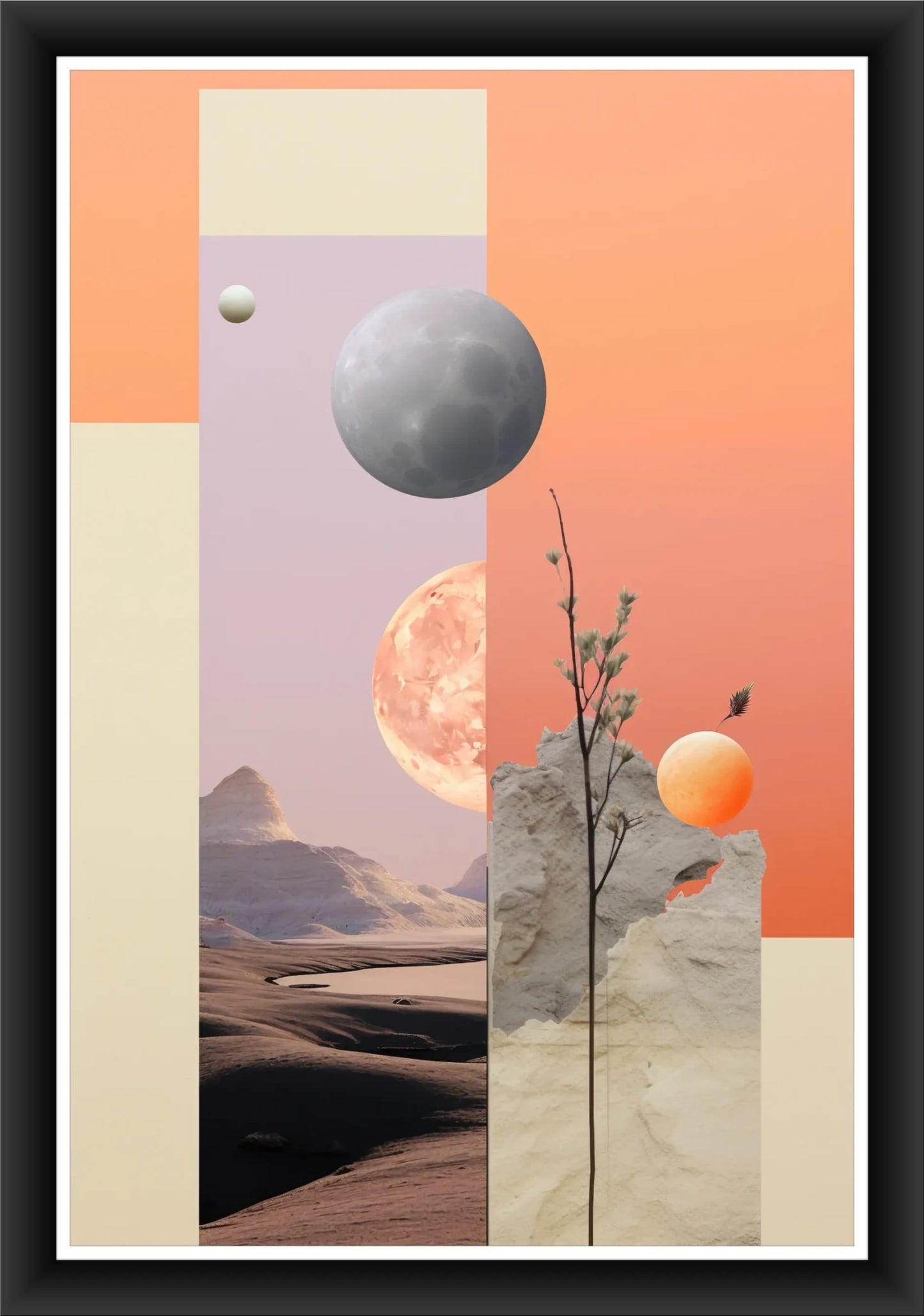 Modern Cosmic Elegance: Statement Art for Home Decor