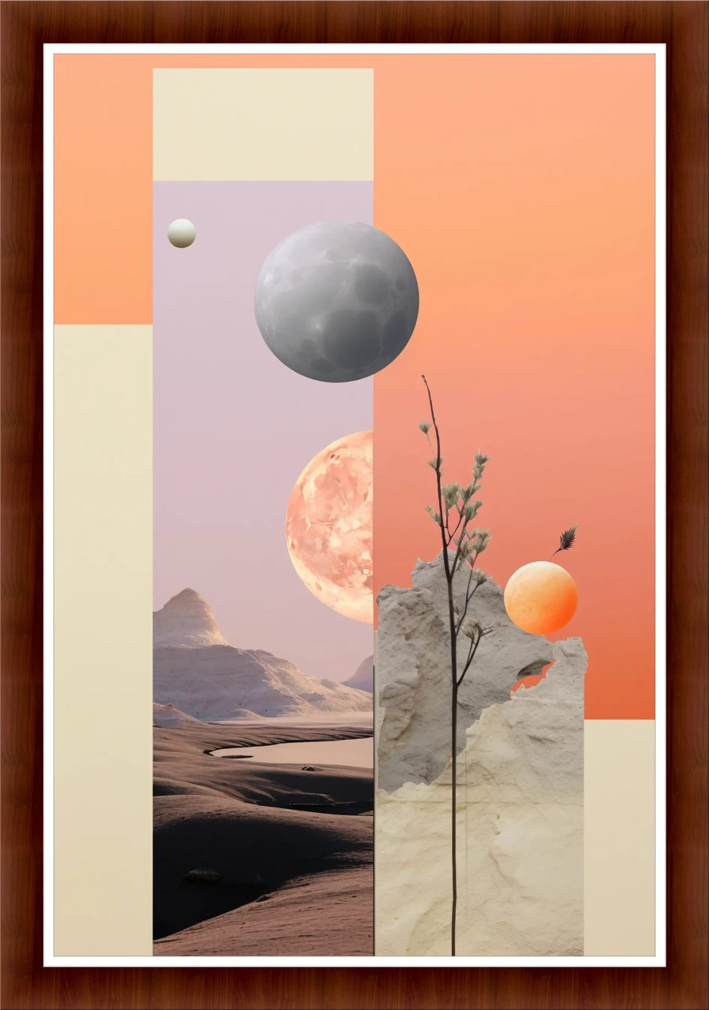 Modern Cosmic Elegance: Statement Art for Home Decor
