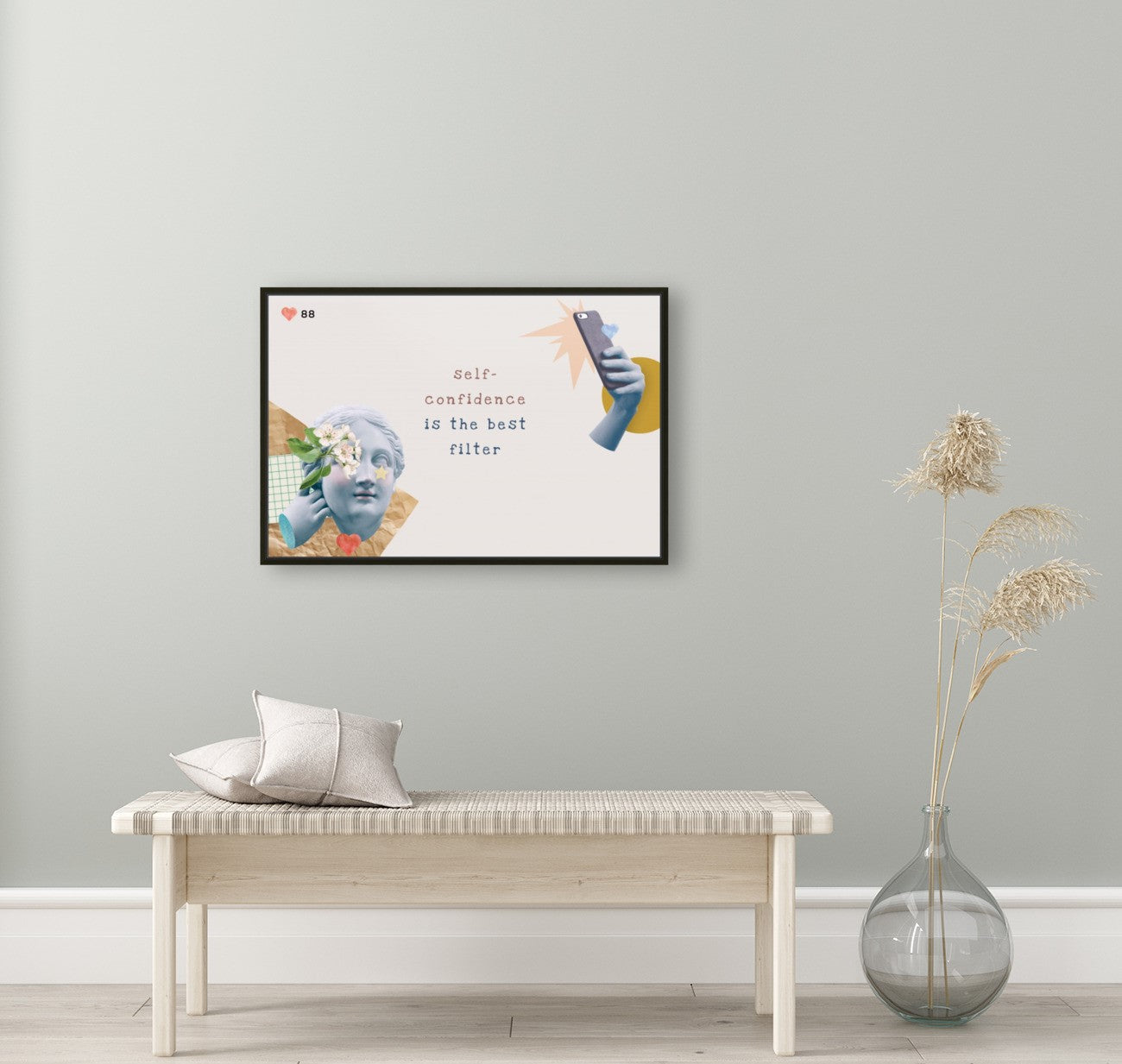 Minimalist Motivation: Statement Art for Your Home