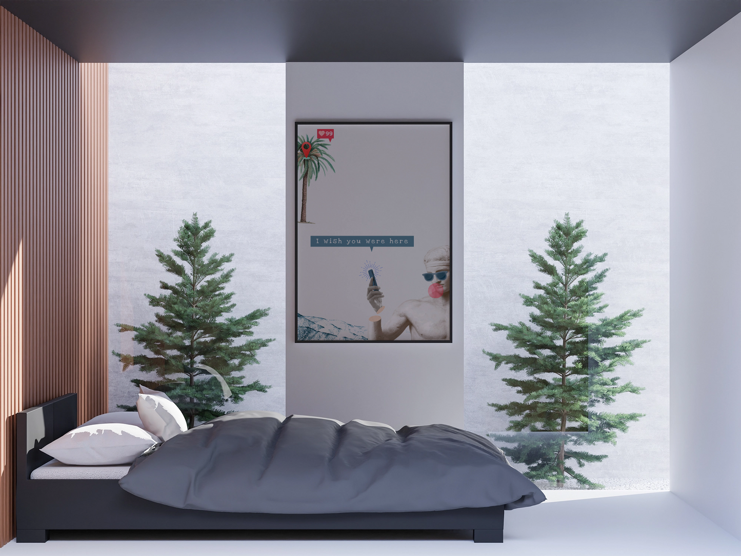 Minimalist Escape: Statement Art for Cozy Spaces