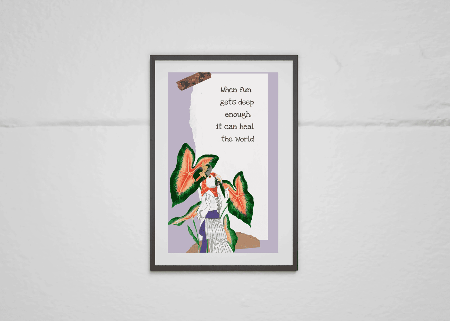 Sarcastic Wisdom: Art Print for Trendy Homes