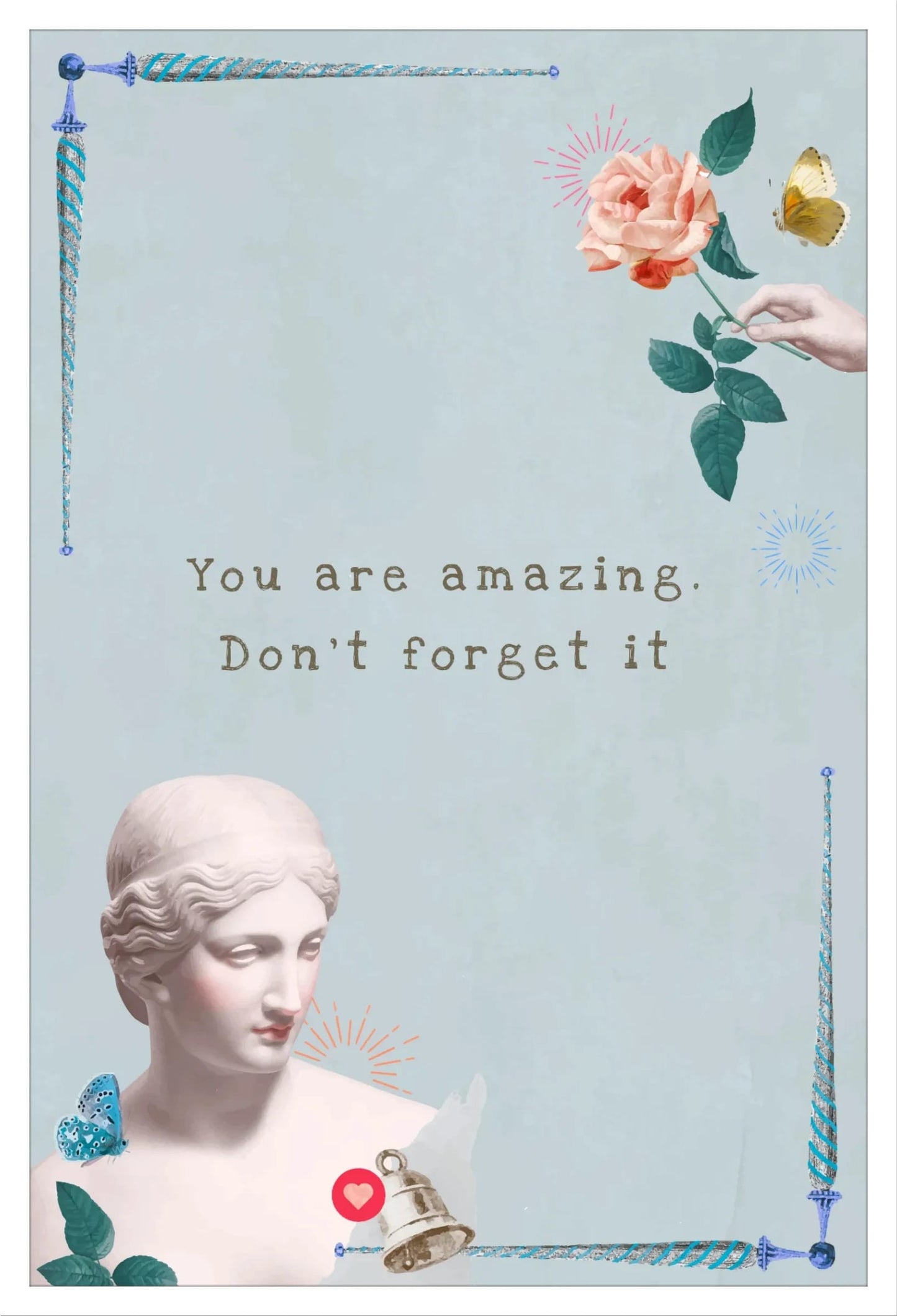 Minimalist Affirmation: Humorous Wall Art for Trendy Spaces