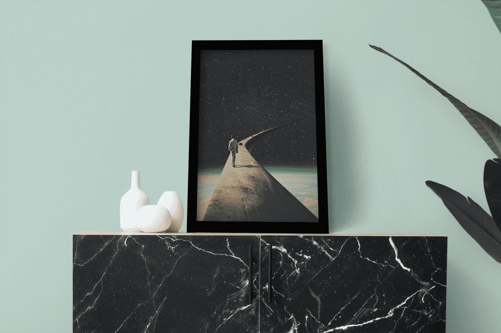 To The Moon: Statement Art for Home Ambiance