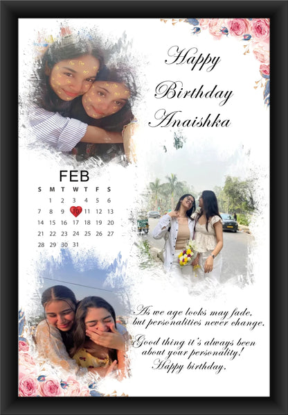 Personalized Memory Frame with Name & Date