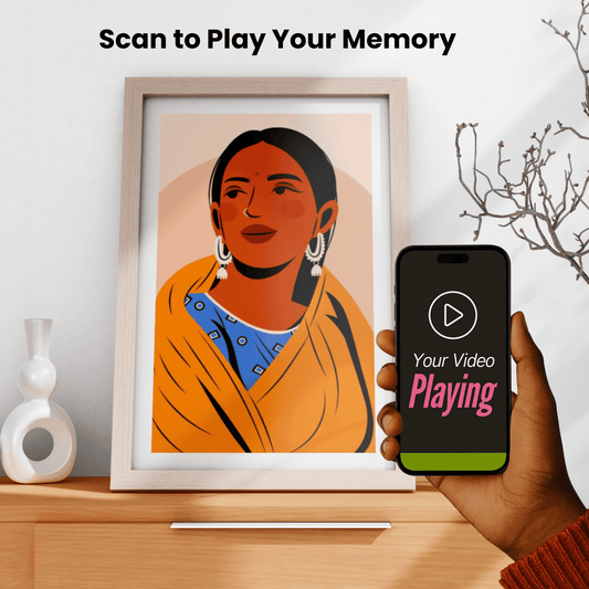 AI Scannable Photo Frame – Watch Your Memories Come Alive