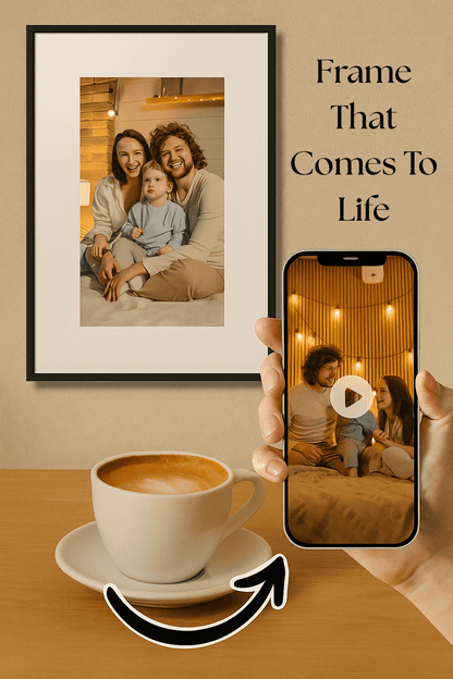 AI Scannable Photo Frame – Watch Your Memories Come Alive