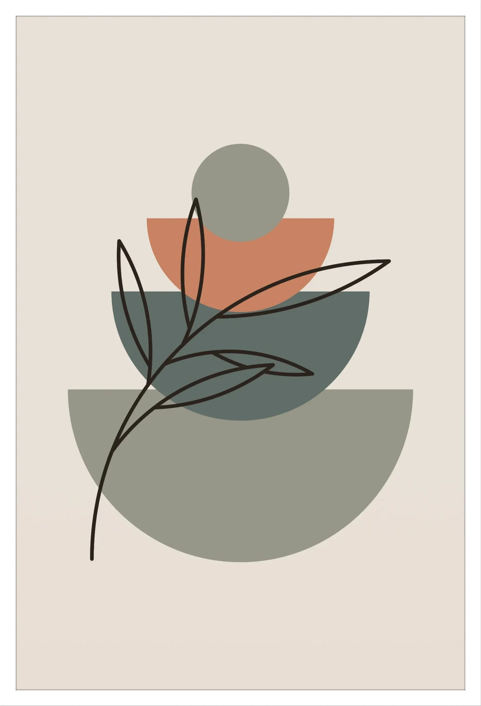 Balance & Bloom: Abstract Geometric Art for Home Decoration – The Art Nova