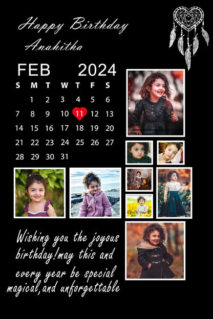 Personalized 9-Photo Frame Gift for All Occasions