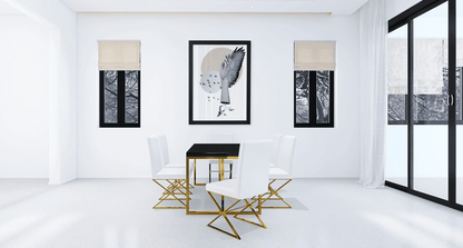 Freedom in Flight: Minimalist Art Print for Living Room