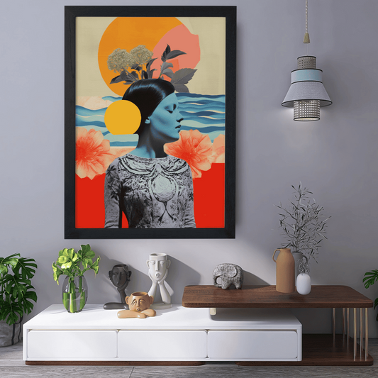 Ocean Dreams: Contemporary Art Print for Living Spaces