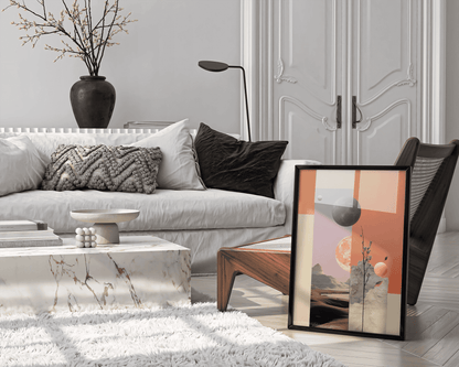 Modern Cosmic Elegance: Statement Art for Home Decor