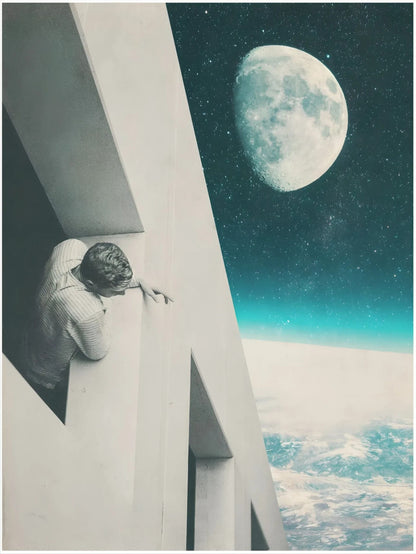 Cosmic Elegance: Modern Wall Art for Living Room Style