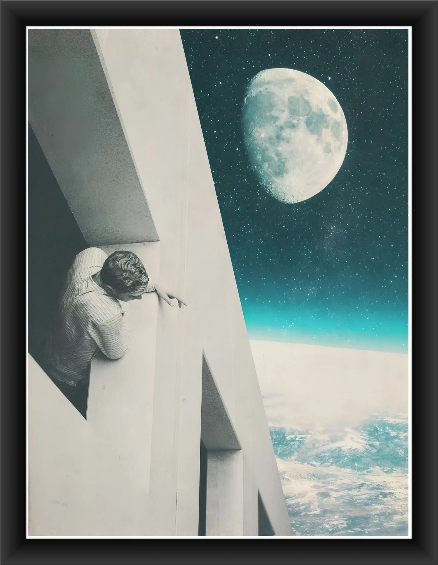 Cosmic Elegance: Modern Wall Art for Living Room Style