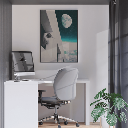 Cosmic Elegance: Modern Wall Art for Living Room Style