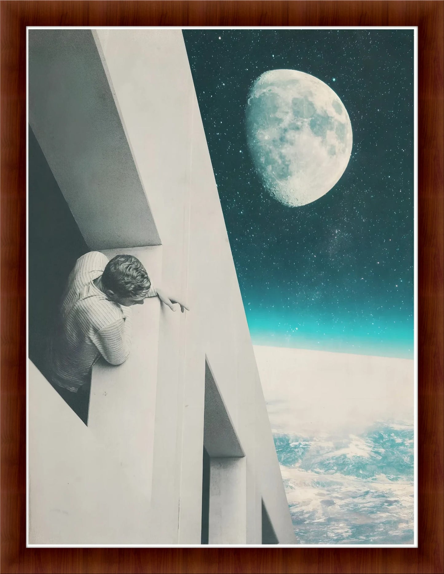 Cosmic Elegance: Modern Wall Art for Living Room Style