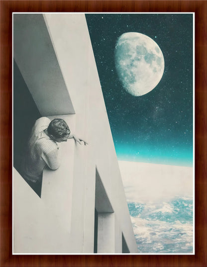 Cosmic Elegance: Modern Wall Art for Living Room Style