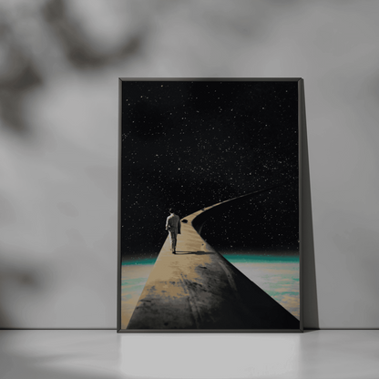 To The Moon: Statement Art for Home Ambiance