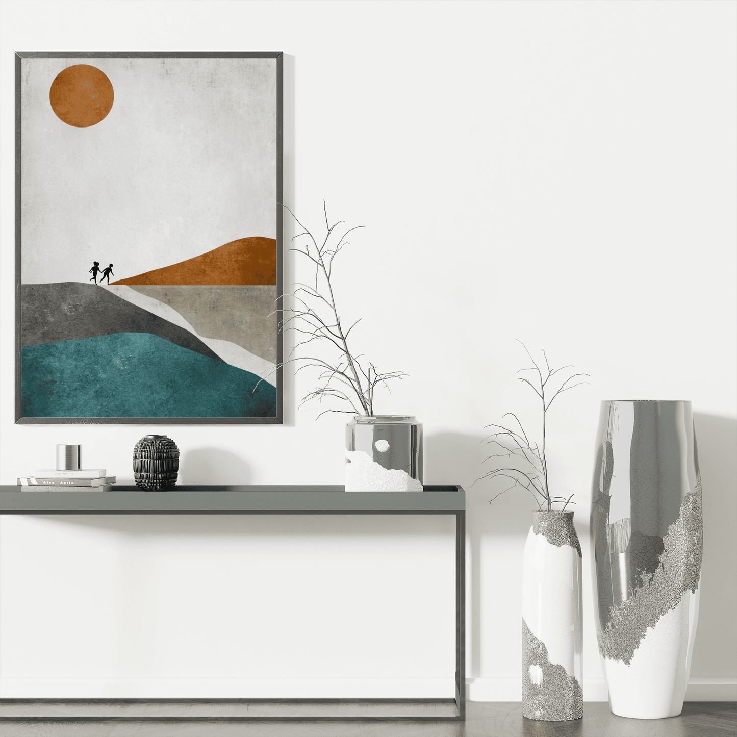 Soulful Steps: Unique Illustration for Any Space
