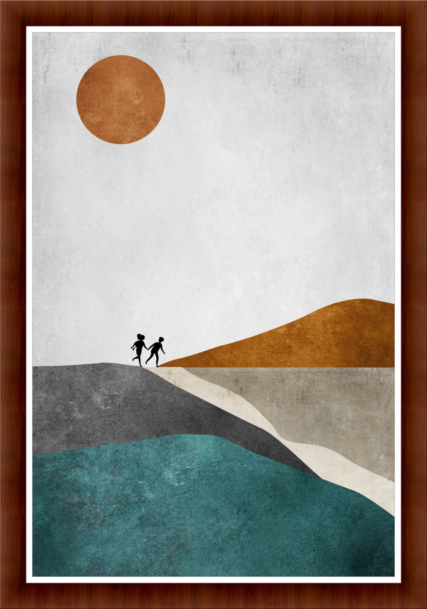 Soulful Steps: Unique Illustration for Any Space