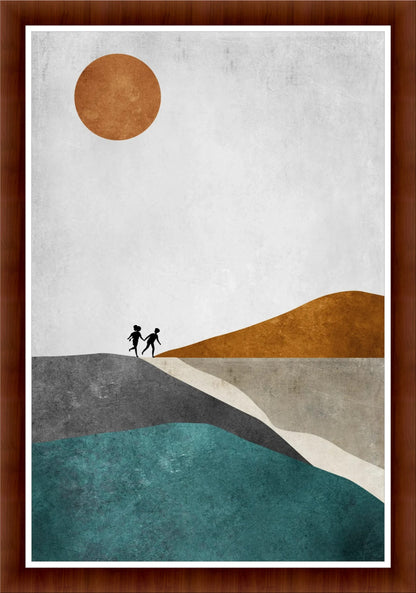 Soulful Steps: Unique Illustration for Any Space